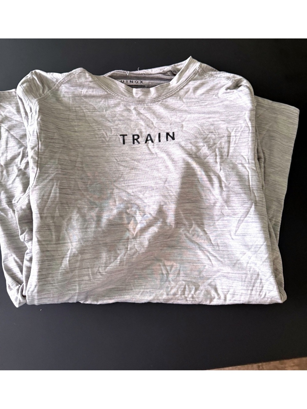 Equinox train grey comfortable soft shirt MENS workout XL